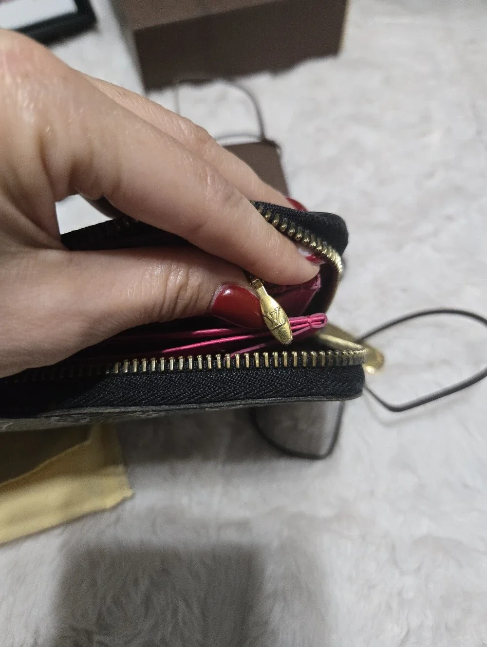 Louis Vuitton Monogram Multicolor Murakami Zippy Wallet Black Grenade